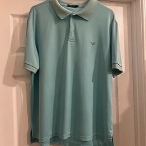 Southern Marsh Polo Shirt Mens Medium Blue Golf Embroidered Duck Preppy Beach